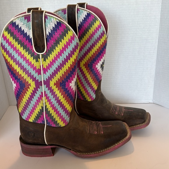 Ariat Cowgirl Circuit Savanna Western Boot Sz 6 1/2 - Picture 2 of 5